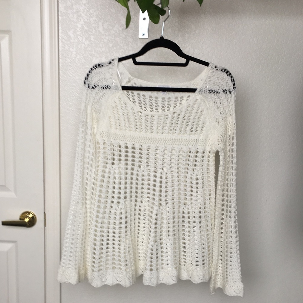 Cute Charming Charlie crochet top